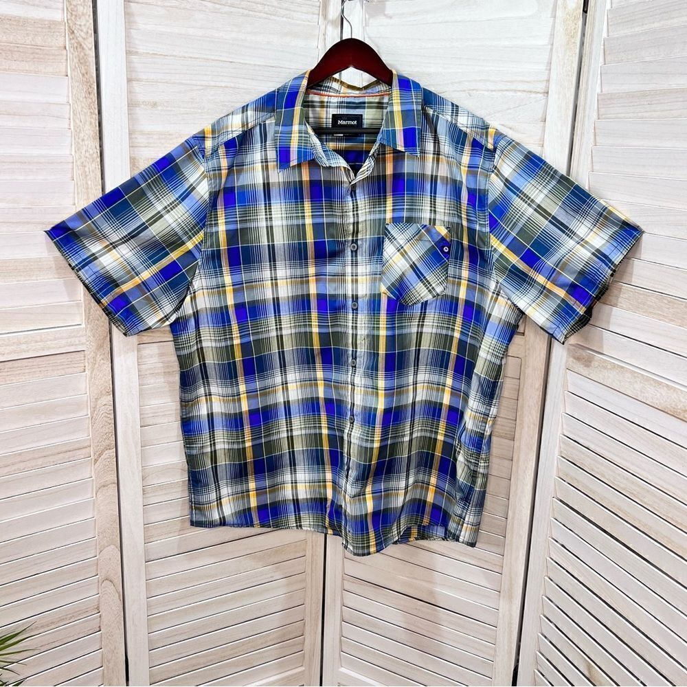 Marmot Plaid Camp Shirt XXL 2XL